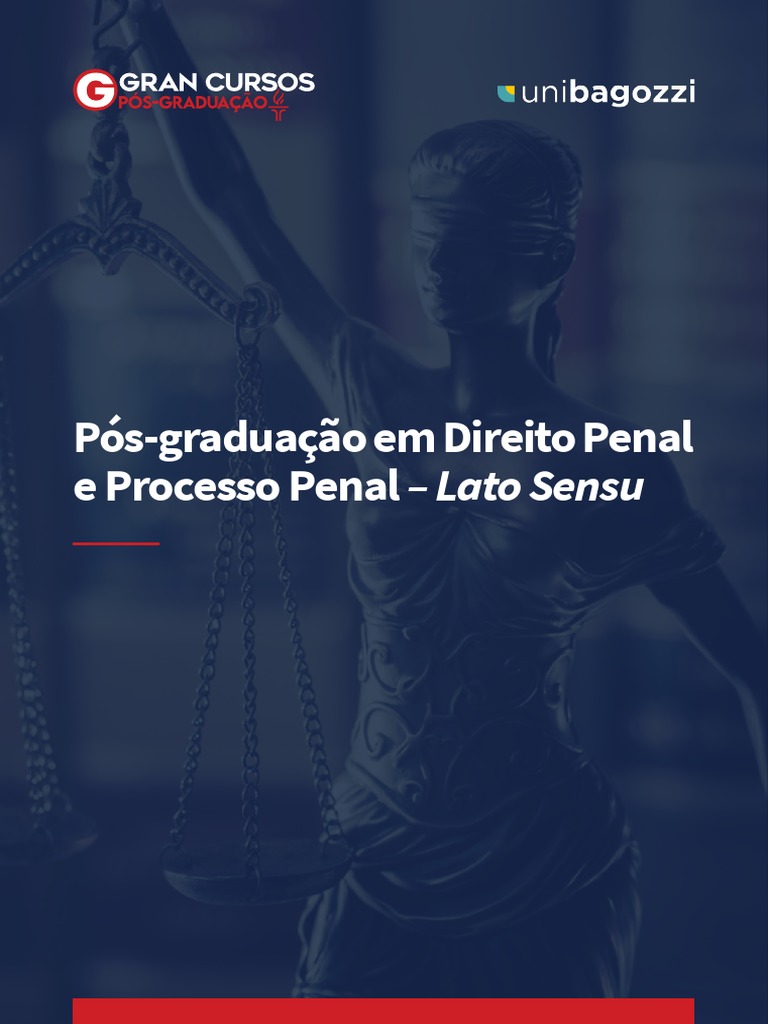 Guia Do Curso Pos Graduacao em Direito Penal e Processo Penal ...