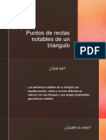 Puntos de Rectas Notables de Un Triangulo