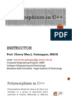 Polymorphism in C++