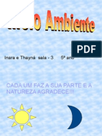 Meio AmbienteInara e Thainá