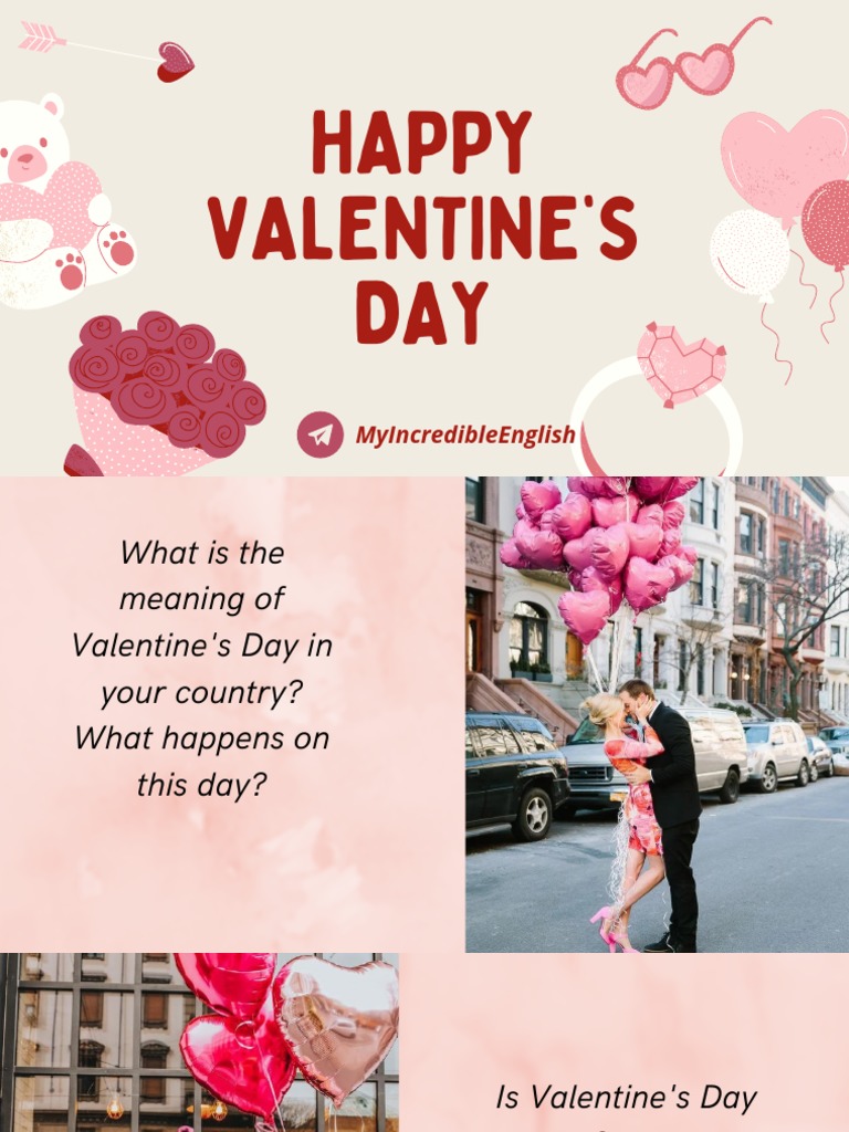 Valentine's Day Speaking | PDF