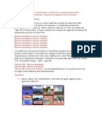 Investiga en El Código Civil Peruano y Menciona 3 Ejemplos de Bienes Inmuebles y 3 Bienes Muebles