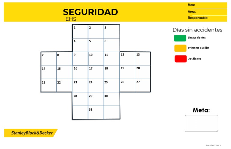 F-01955-DOC Rev 0 LDM Accountability Board Tier 1 - Seguridad | PDF