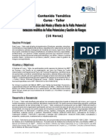 GenSol Temario AMEF Analisis Del Modo y Efecto de La Falla Potencial 16 Horas