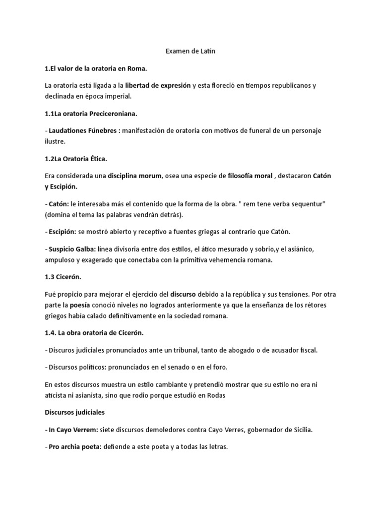 Oratoria y Poesía en la Roma Clásica | PDF | Horacio | Cicerón