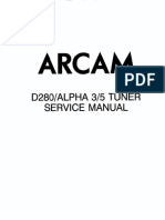 Arcam d280 Alpha3 Alpha5 Tuner SM