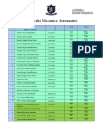 3° Mecánica Automotriz