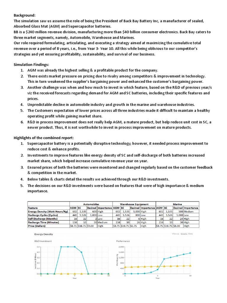 Business Strategy+Black+Bay+Project+-+Group+28 | PDF | Profit ...