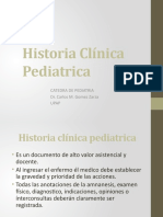 Semana 1 - Historia Clínica Pediatrica 2014 UPAP