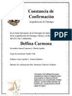 Constancia de Confirmación