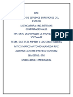 Que Es El Pmbok-Materia Desarrollo de Proyectos de Software