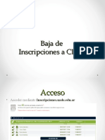 Baja de inscripciones a clases en 7 pasos