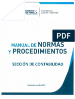 Manual de Normas y Procedimientos Sección de Contabilidad