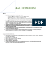 Alimentacion - Obesidad e Hipotiroidismo - Protocolo