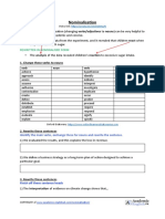 Nominalisation Video Worksheet by Academic English UK