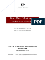 Datubase Erlazionalen Diseinua Ustiapena