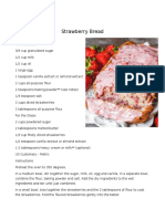 Strawberry Bread