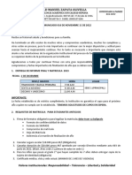 Comunicado 016-2022 - Informacion Finalizacion Año 2022