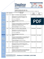 Cotação equipamentos bombeamento água