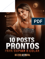 10 Posts Prontos - É Só Copiar e Colar