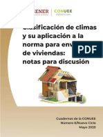 Clasificación de Climas y Su Aplicación A La Norma para Envolvente de Viviendas: Notas para Discusión.