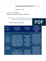 Cuadro Comparativo - Taller de Alfabetización