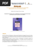 Test ECLA-16+ : Évaluation des Jeunes Adultes | PDF | Dyslexie
