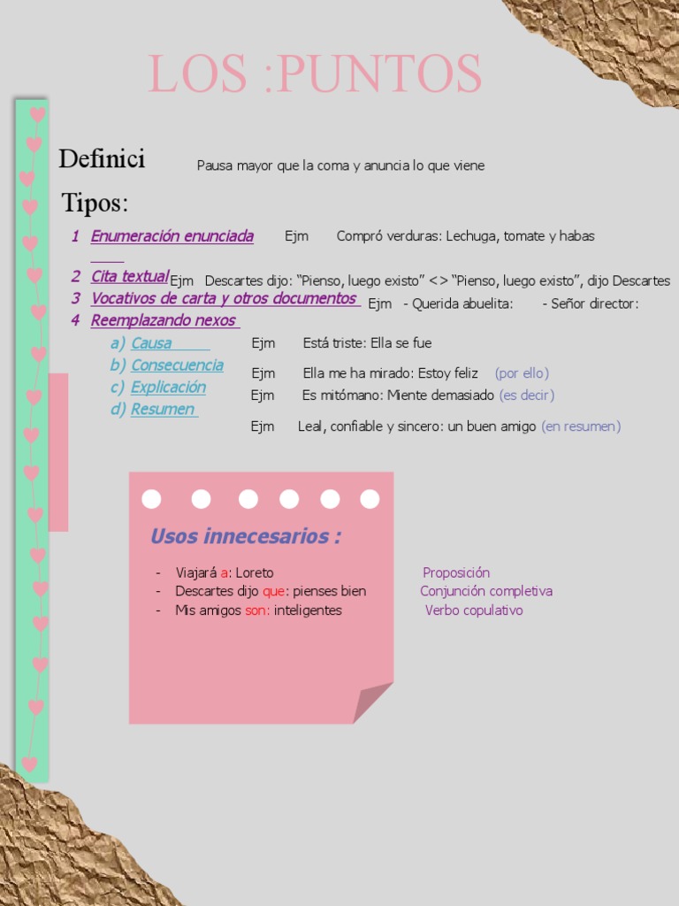 Los Dos Puntos PDF