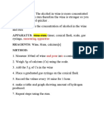 Chemistry - Wine Vs rum-SBA