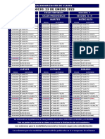 23 Enero 2023 - Calendarización de Clases