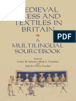 Medieval Dress and Textiles in Britain A Multilingual Sourcebook (Louise M. Sylvester, Mark C. Chambers Etc.)