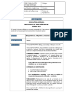 Formato de Publicación Estándar de Perfiles Código: Macroproceso: Gestión Académica Versión: Proceso: Gestión de La Docencia Fecha de Aprobación