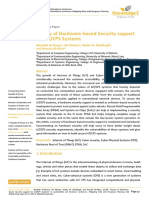 Survey of Hardware-Based Security Support For Iot/Cps Systems