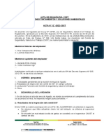 Acta de Reunión Del Comite de SST Noviembre 2022