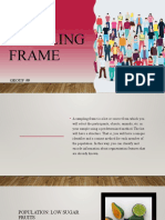 Sampling Frame Group #9