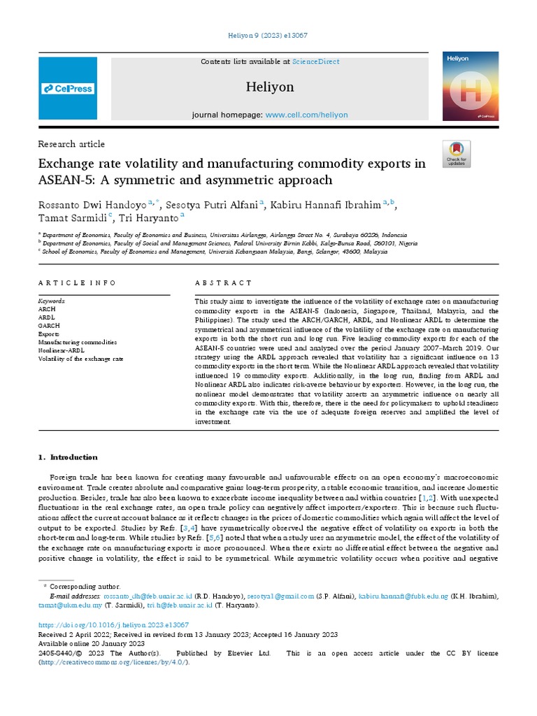 Journal Sciencedirect Download Free PDF Regression Analysis Risk