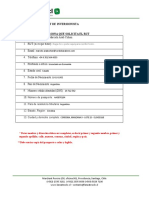 Formulario RUT Inversionista - Marcelo Arab Cohen