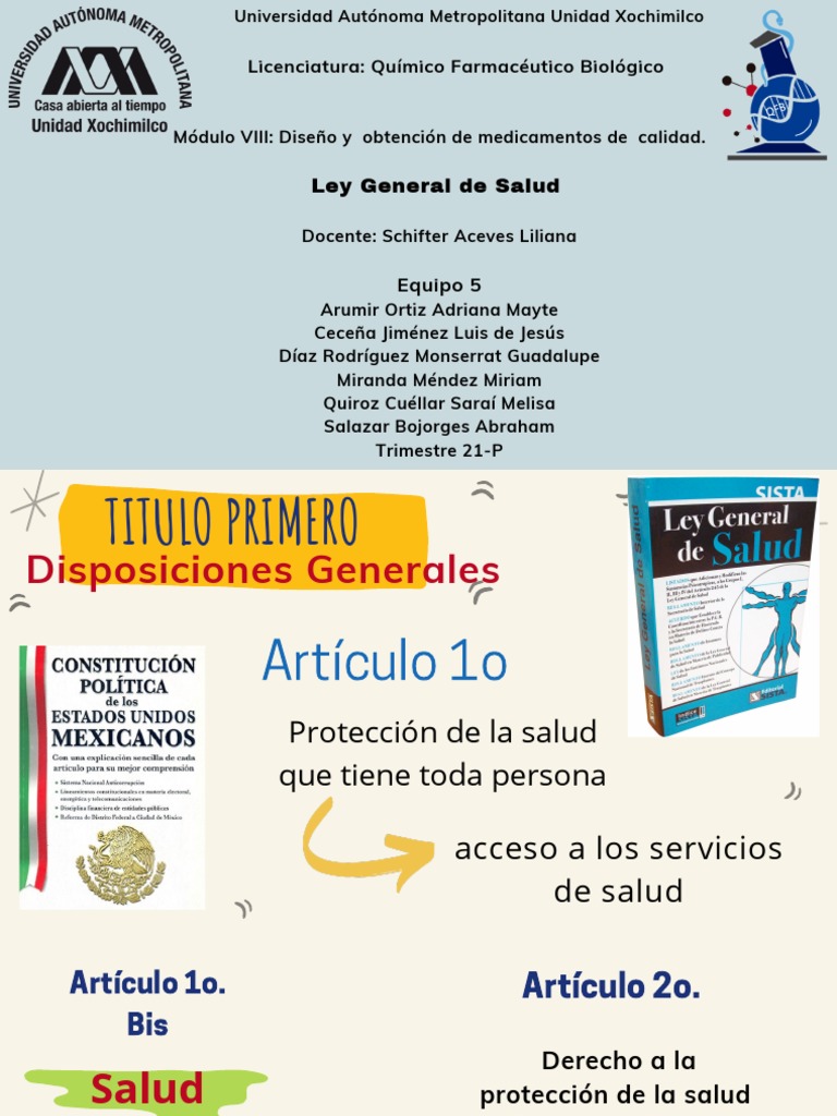 Ley General de Salud. PDF Farmacia Medicamentos con receta