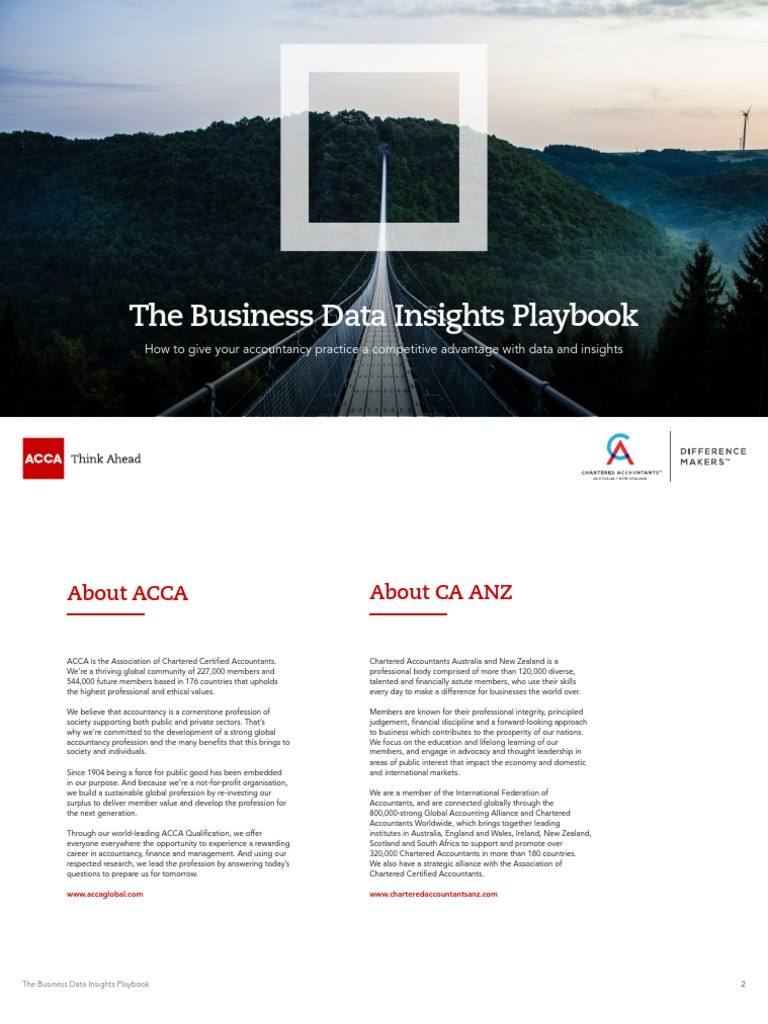 The Business Data Insights Playbook Pdf Analytics Data