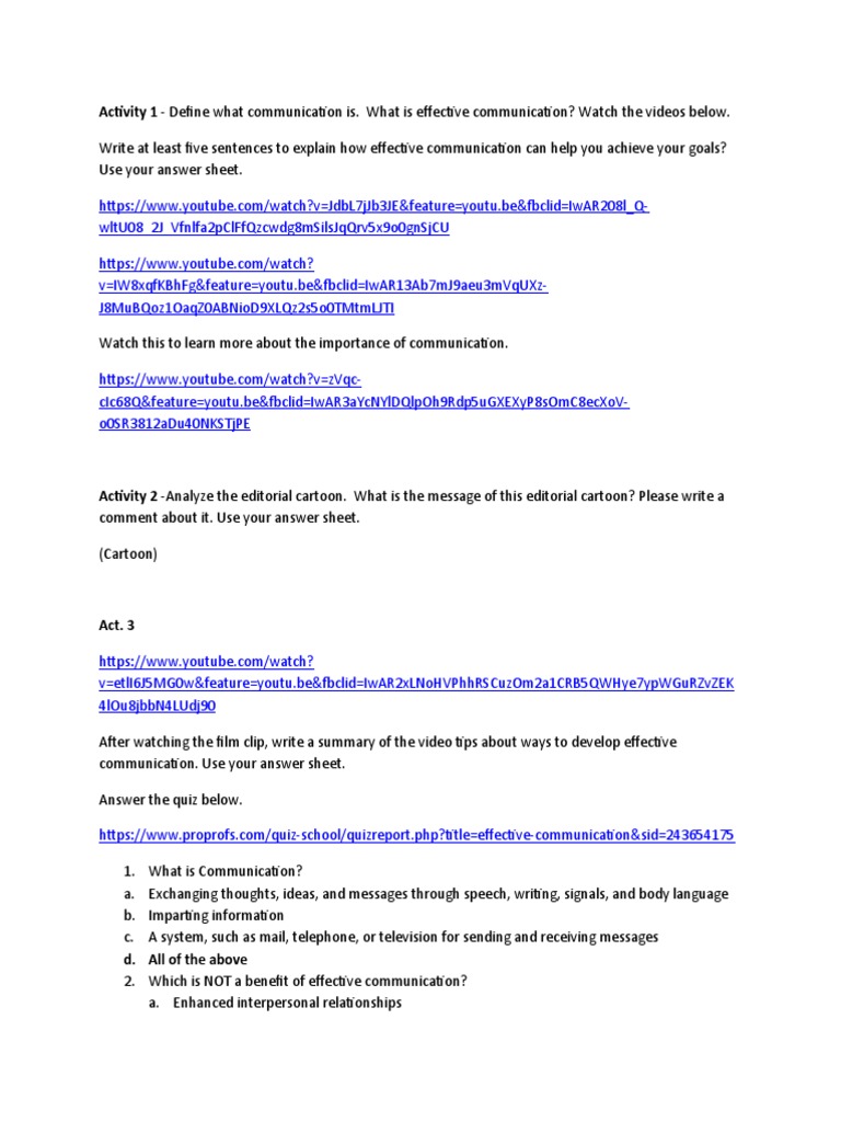 Communication visual data 2