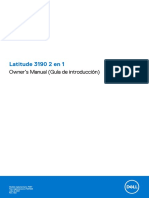 Latitude 11 3190 2 in 1 Laptop - Owners Manual - Es MX