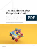 The Erp Platform Play Cheaper Faster Better