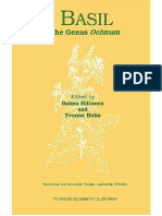 Basil - The Genus Ocimum Volume 10 of Medicinal and Aromatic Plants - Industrial Profiles Â Harwood Academic-Taylor & Francis