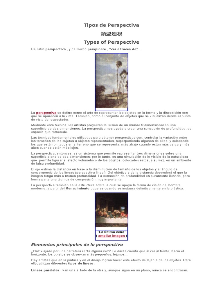 Guía de Perspectiva Artística | PDF | Perspectiva (Gráfica) | Dibujo