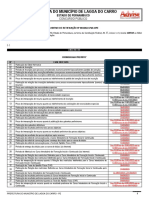 Prefeitura Do Município de Lagoa Do Carro: Concurso Público