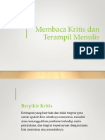 MEMBACA KRITIS DAN BERPENDIRI