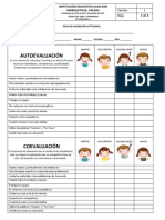 Formato Autoevaluación y Coevaluación Primaria