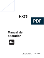 Spanish HX75 Operator's (ID0570603 - 01 - SVC)