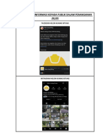 TERSEDIANYA INFORMASI KEPADA PUBLIK DALAM PENANGANAN JALAN