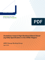 218 - EWG - Guidelines Toward High Biodiesel Blend Diesel Specification in The APEC Region